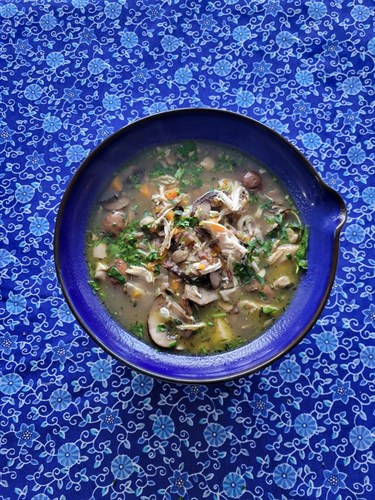 Chicken & Mushroom & Wild Rice Soup