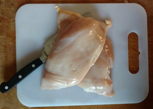 Boneless skinless chicken breast (2 breasts)