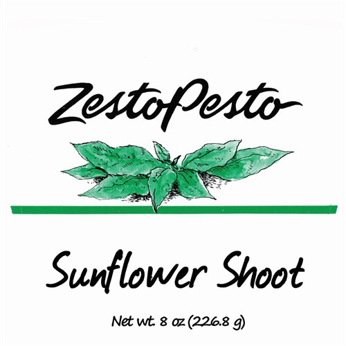 Zesto Pesto--Sunflower Shoot
