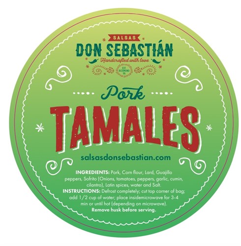 Frozen Tamales (Pork)