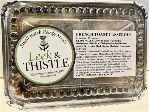 BREAKFAST - Blueberry French Toast Casserole