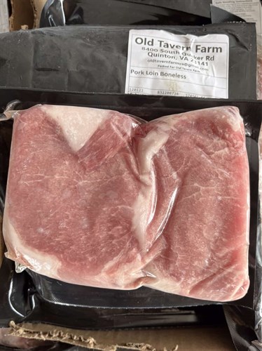 Pork, boneless, center cut loin chop