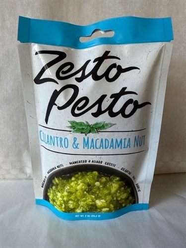 Zesto Pesto--Cilantro and Macadamia Nut