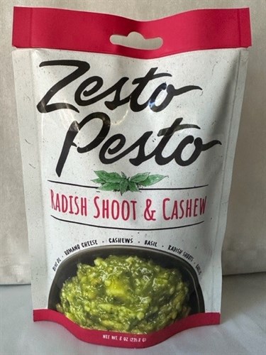 Zesto Pesto--Radish Shoot and Cashew
