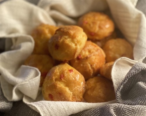 Pimento & Cheddar Gougères