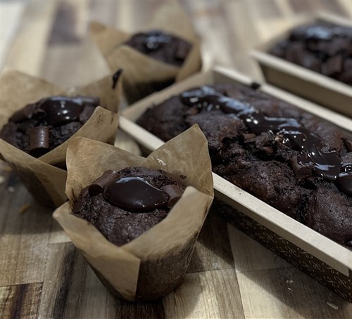 Muffins - Chocolate Ganache (GF flour)