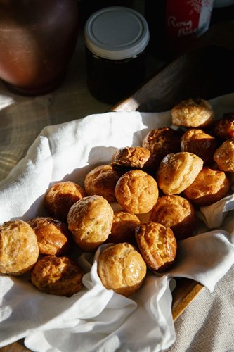 VA Cheese & Herb Gougères
