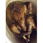 Peacemeal stewing hen